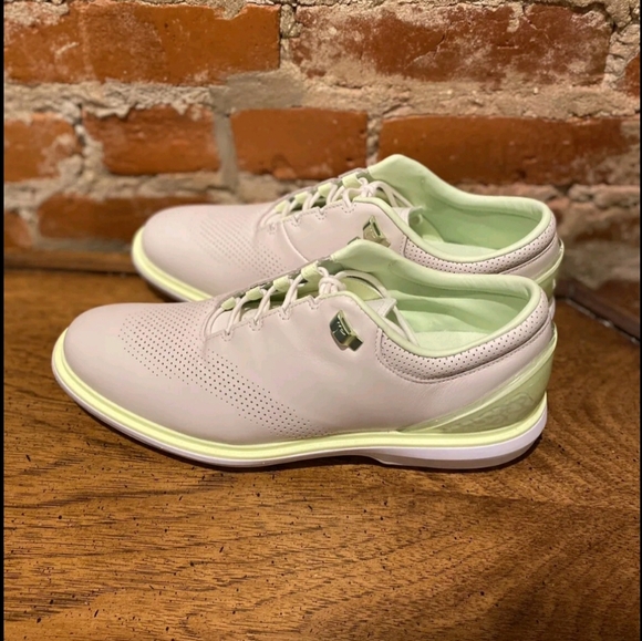 NIKE New AIR JORDAN ADG 4 MENS GOLF SHOES PHANTOM BONE VOLT. Size 10 - Picture 2 of 5